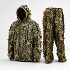 3D Leaf Camo Hunting Suit – Lightweight Hooded Jacket & Pants Set