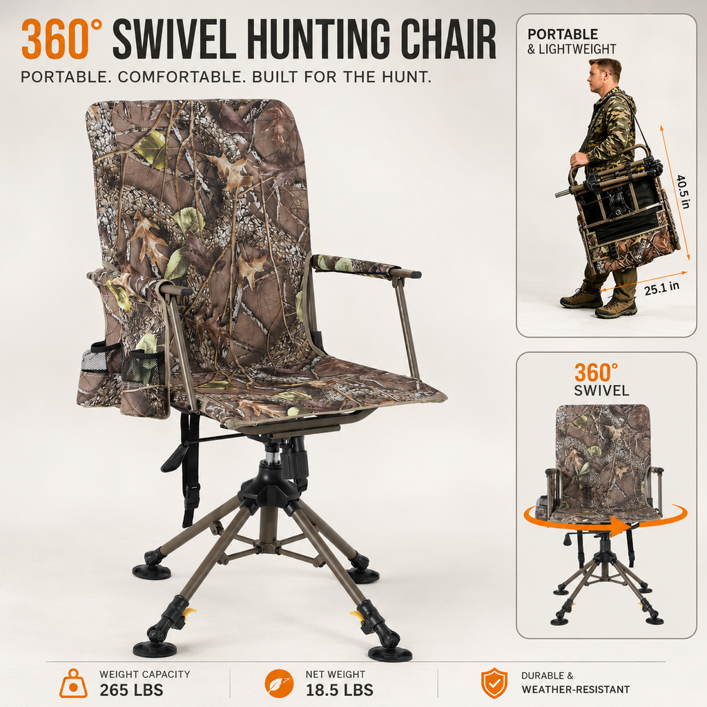 360° Swivel Hunting Chair