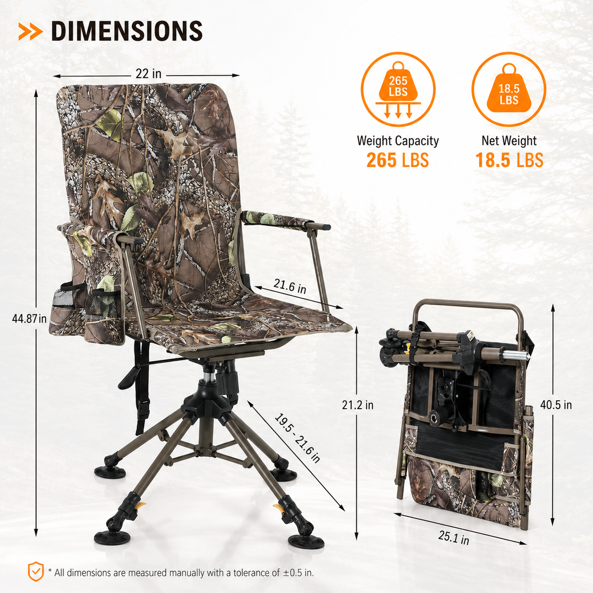 360° Swivel Hunting Chair