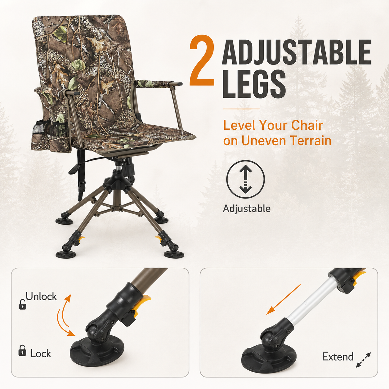360° Swivel Hunting Chair