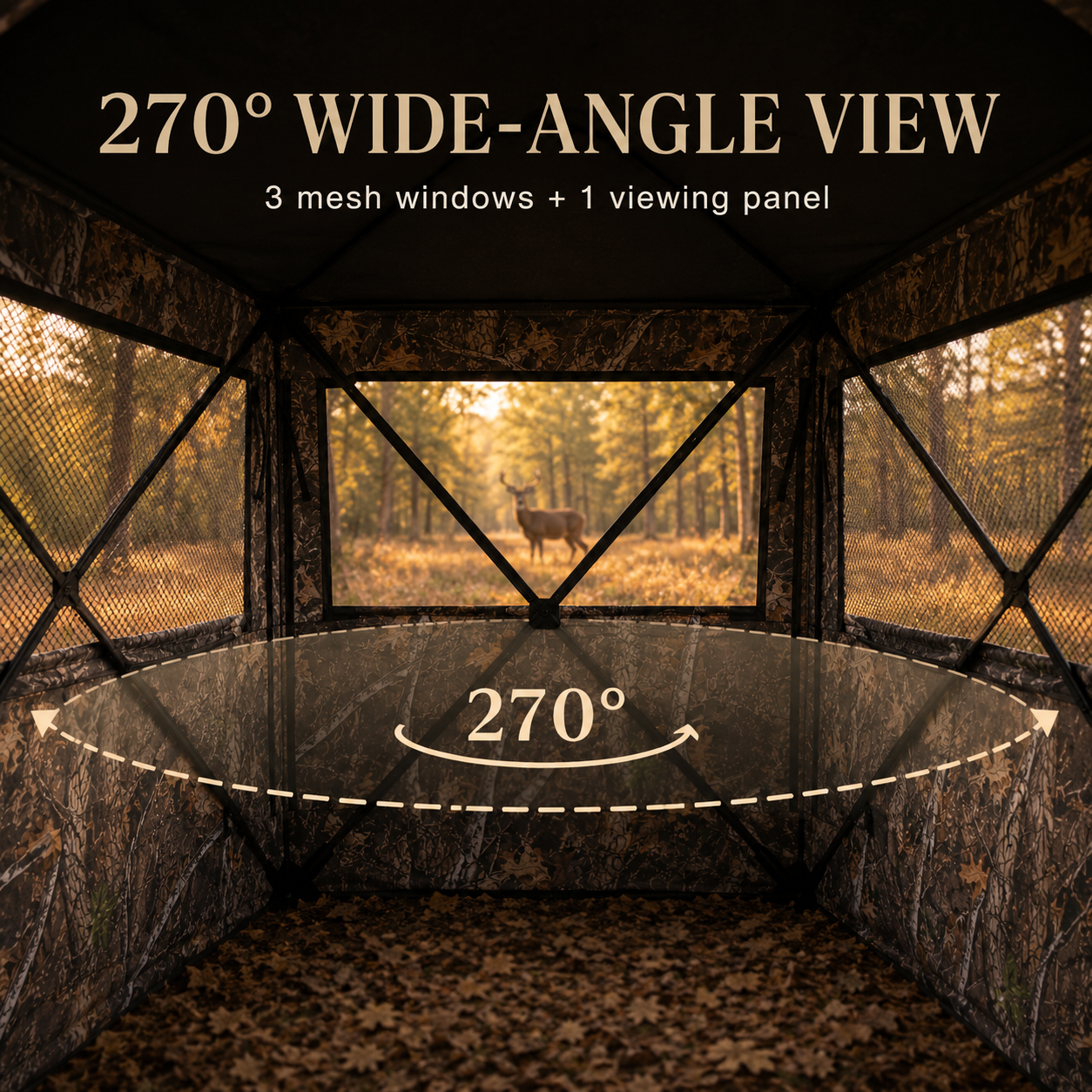 270° Camo Hunting Blind