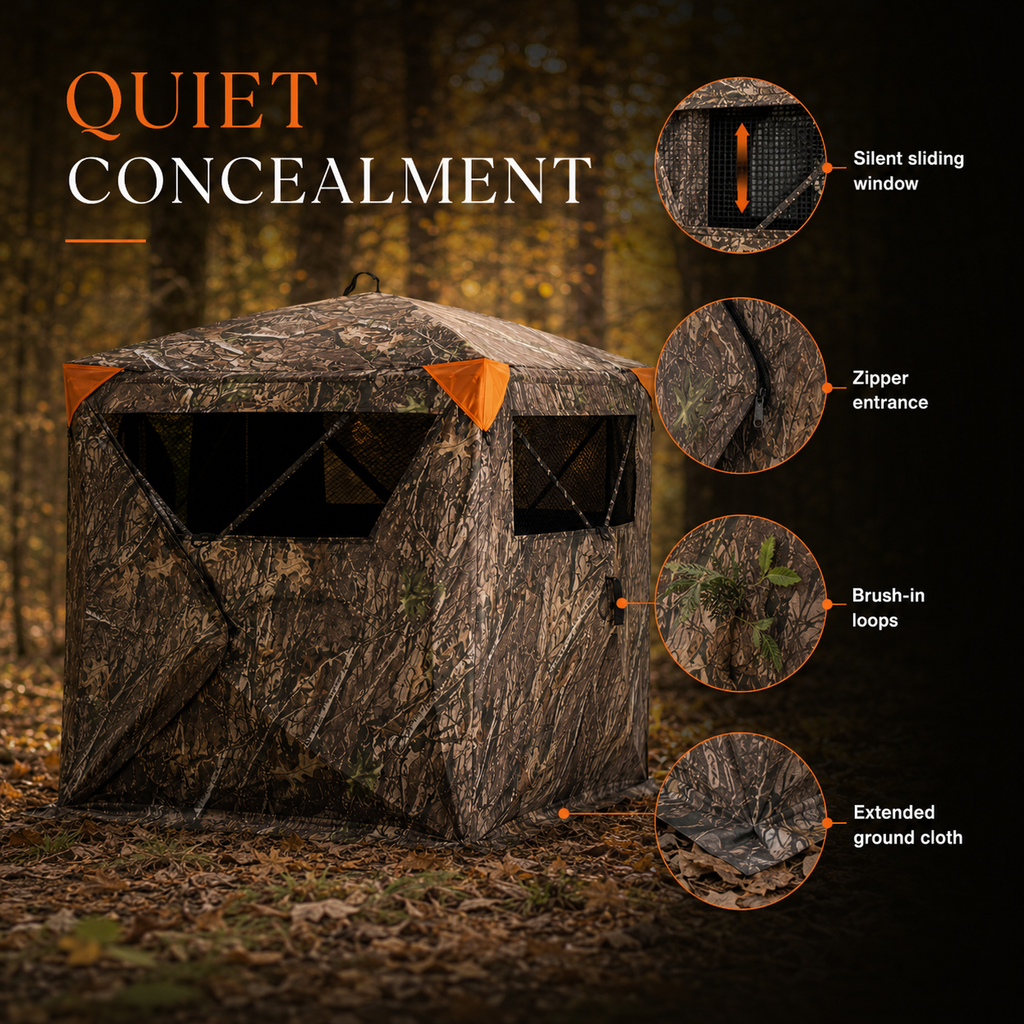 270° Camo Hunting Blind