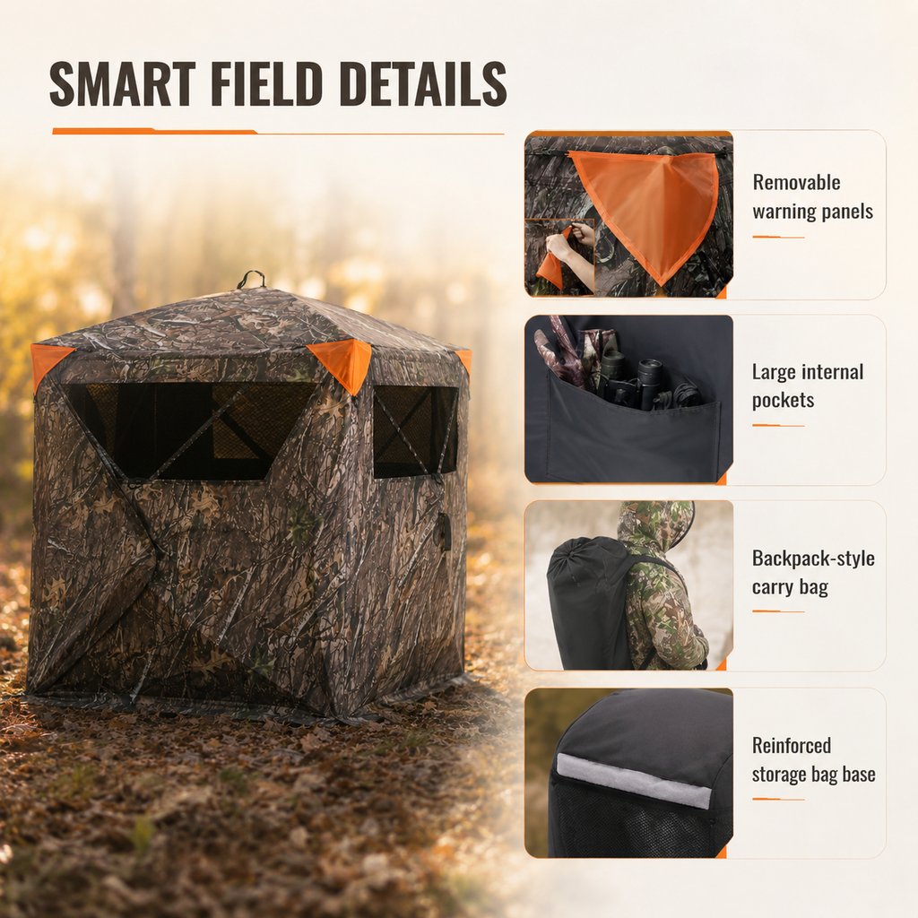 270° Camo Hunting Blind